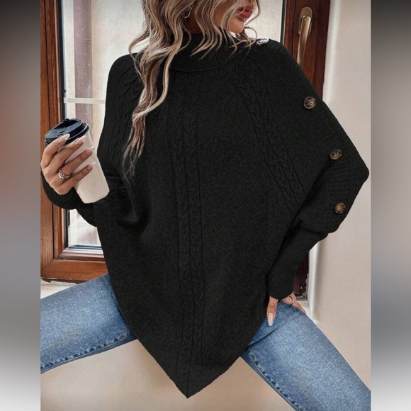 Boho Chic Poncho Kimono Scarf Wrap Shawl Cardigan - Picture 7 of 7